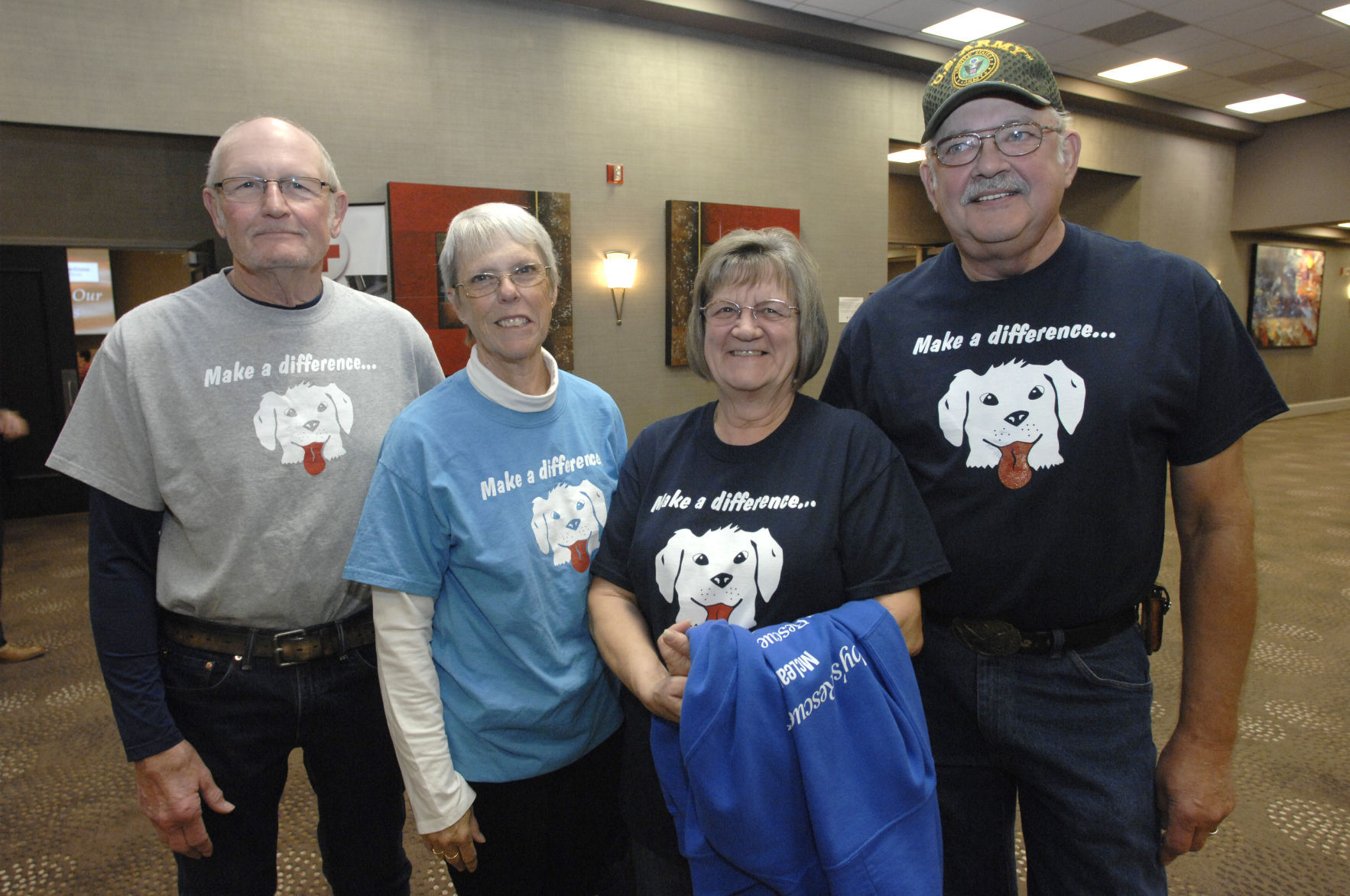 Jerry and Carol Spaulding, Dorothy and John Rosson